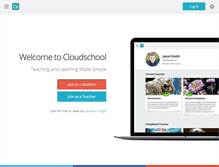 Tablet Screenshot of cloudschool.org